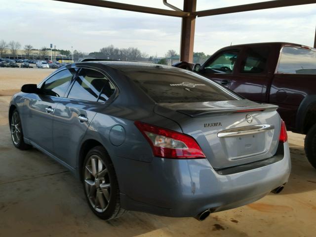 1N4AA5AP8BC803902 - 2011 NISSAN MAXIMA S BLUE photo 3