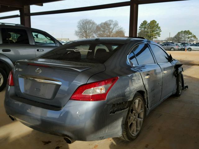 1N4AA5AP8BC803902 - 2011 NISSAN MAXIMA S BLUE photo 4