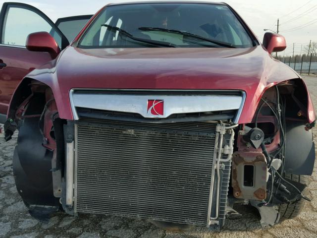 3GSDL43N29S609995 - 2009 SATURN VUE XE RED photo 10