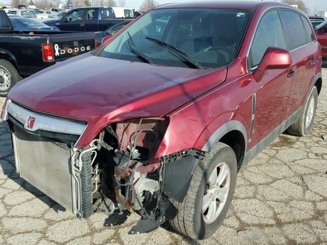 3GSDL43N29S609995 - 2009 SATURN VUE XE RED photo 2