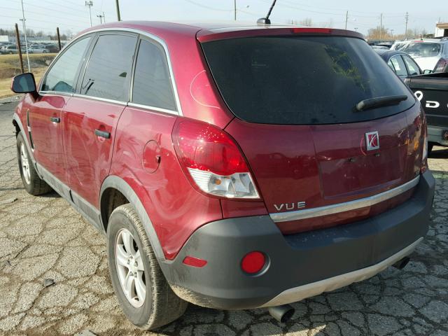 3GSDL43N29S609995 - 2009 SATURN VUE XE RED photo 3