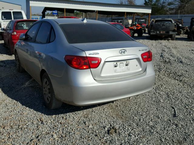 KMHDU46D39U716786 - 2009 HYUNDAI ELANTRA GL SILVER photo 3