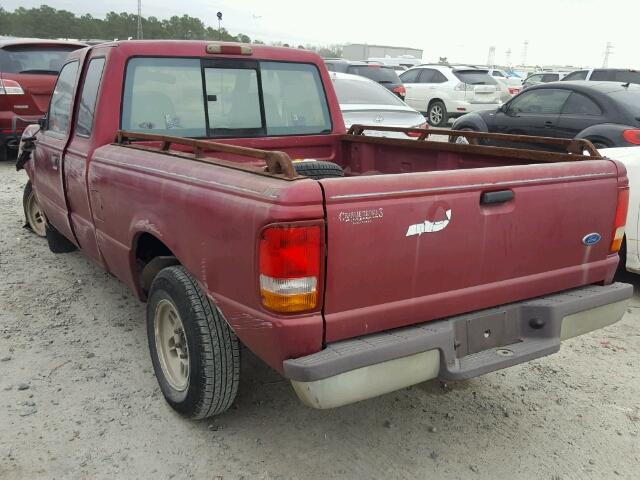 1FTCR14U5TPA34534 - 1996 FORD RANGER SUP RED photo 3