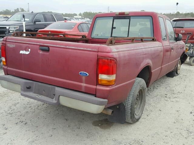 1FTCR14U5TPA34534 - 1996 FORD RANGER SUP RED photo 4