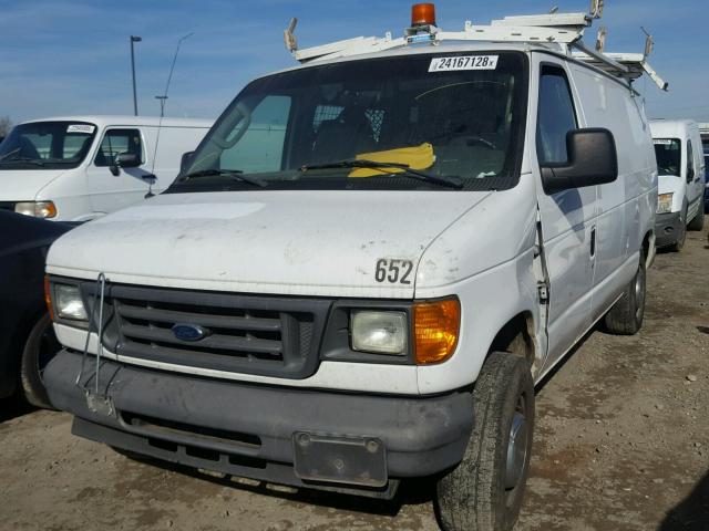 1FTNE24L65HA87998 - 2005 FORD ECONOLINE WHITE photo 2