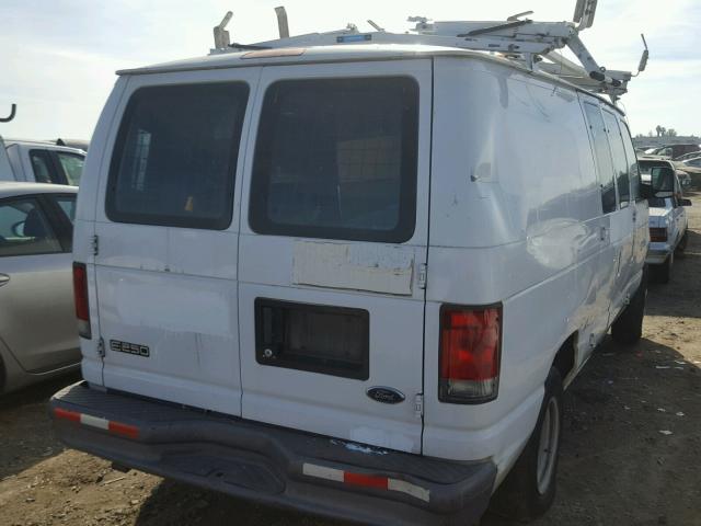 1FTNE24L65HA87998 - 2005 FORD ECONOLINE WHITE photo 4