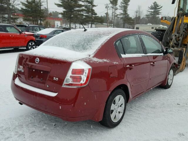 3N1AB61E07L669767 - 2007 NISSAN SENTRA 2.0 RED photo 4