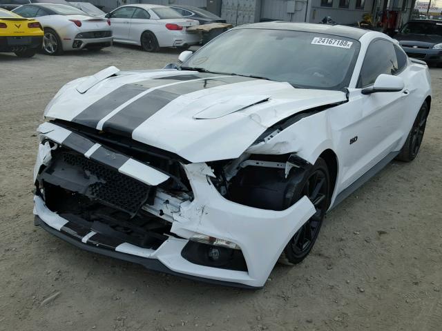 1FA6P8CF7G5225930 - 2016 FORD MUSTANG GT WHITE photo 2