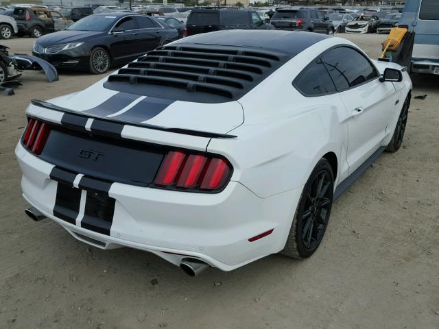 1FA6P8CF7G5225930 - 2016 FORD MUSTANG GT WHITE photo 4