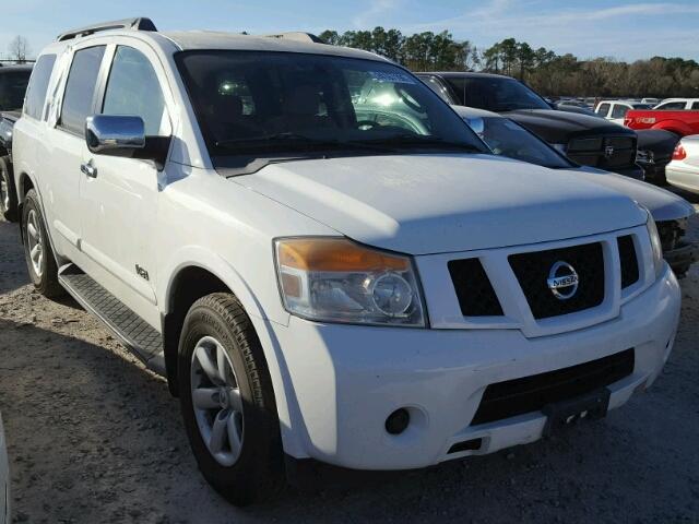 5N1BA08D59N602112 - 2009 NISSAN ARMADA SE WHITE photo 1