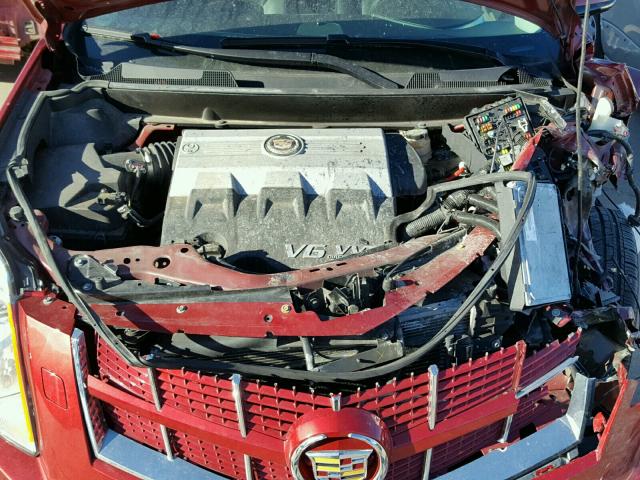 3GYFNFEY6AS604895 - 2010 CADILLAC SRX PREMIU RED photo 7