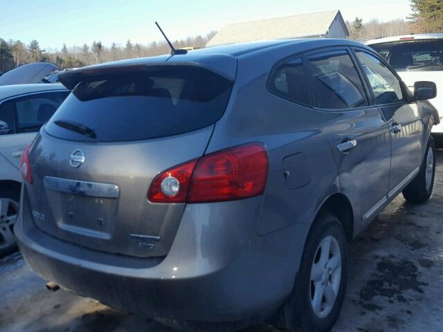 JN8AS5MVXCW398759 - 2012 NISSAN ROGUE S GRAY photo 4