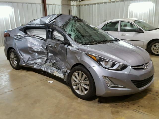 5NPDH4AE2FH591830 - 2015 HYUNDAI ELANTRA SE SILVER photo 1