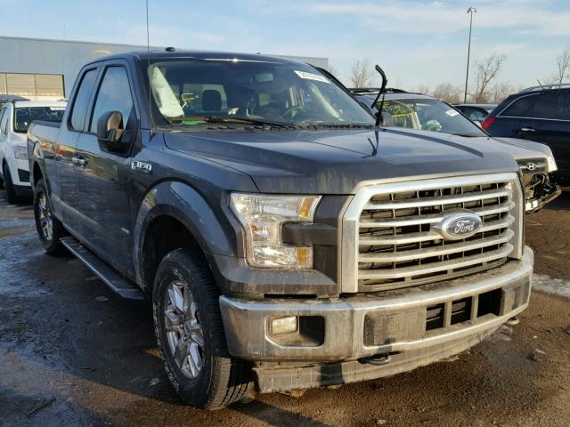 1FTEX1EP5HFC33474 - 2017 FORD F150 SUPER CHARCOAL photo 1