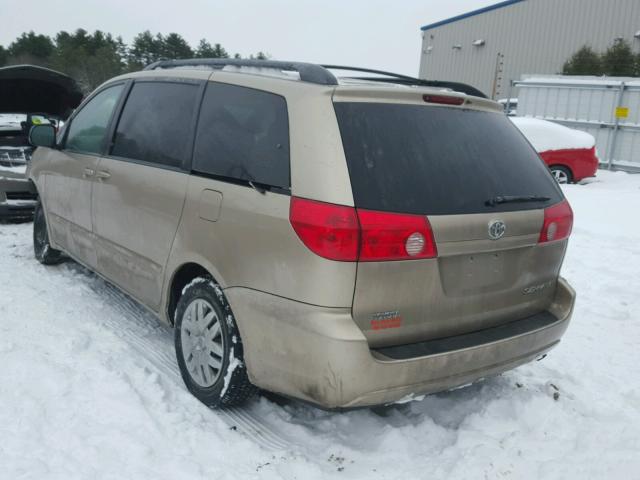 5TDZK23C08S136849 - 2008 TOYOTA SIENNA CE TAN photo 3