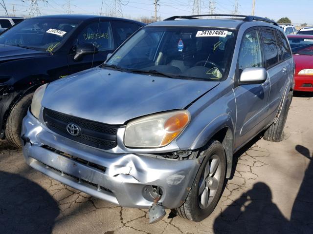 JTEHD20V746018024 - 2004 TOYOTA RAV4 SILVER photo 2