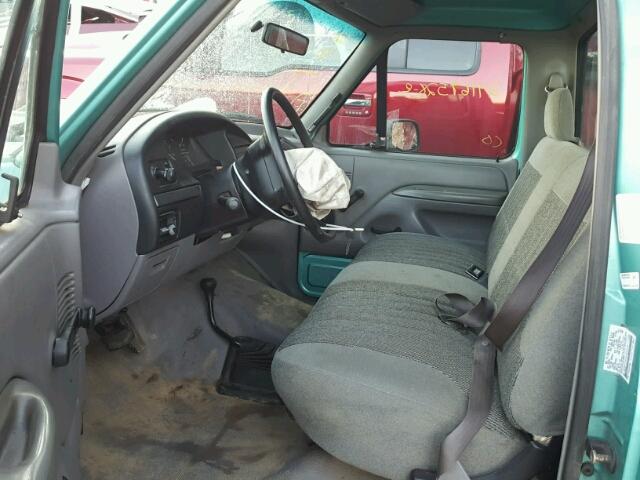 1FTEF14N5SNA45540 - 1995 FORD F150 青色 照片 5