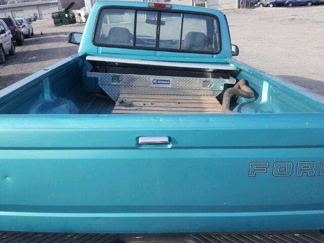 1FTEF14N5SNA45540 - 1995 FORD F150 青色 照片 6