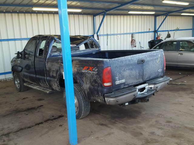 1FTSX21Y07EA51340 - 2007 FORD F250 SUPER BLUE photo 3