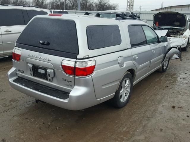 4S4BT61C037110162 - 2003 SUBARU BAJA SILVER photo 4