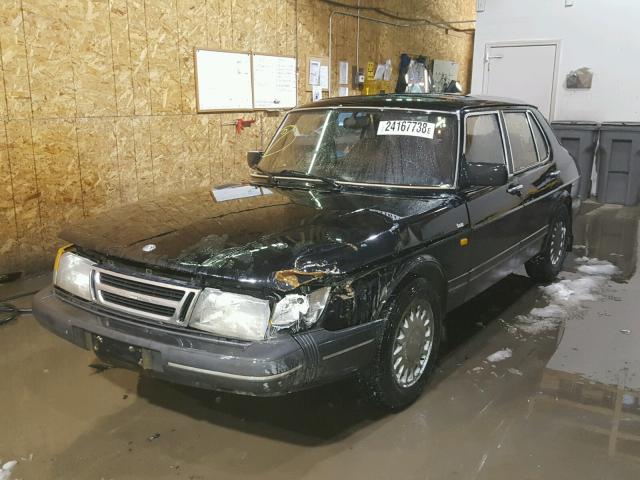 YS3AS46D6J3023470 - 1988 SAAB 900 S BLACK photo 2