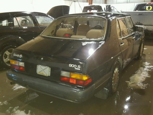 YS3AS46D6J3023470 - 1988 SAAB 900 S BLACK photo 4