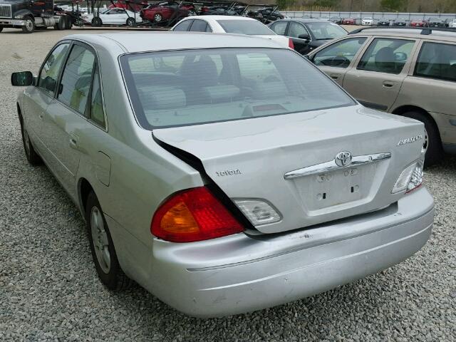 4T1BF28B8YU002717 - 2000 TOYOTA AVALON XL GRAY photo 3