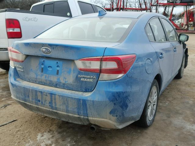 4S3GKAB67H3611167 - 2017 SUBARU IMPREZA PR BLUE photo 4