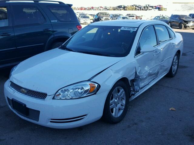 2G1WB5E3XF1161434 - 2015 CHEVROLET IMPALA LIM WHITE photo 2