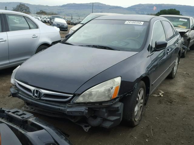 1HGCM56367A157845 - 2007 HONDA ACCORD SE BLACK photo 2