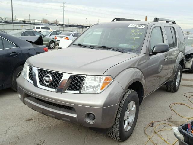 5N1AR18W16C675271 - 2006 NISSAN PATHFINDER TAN photo 2