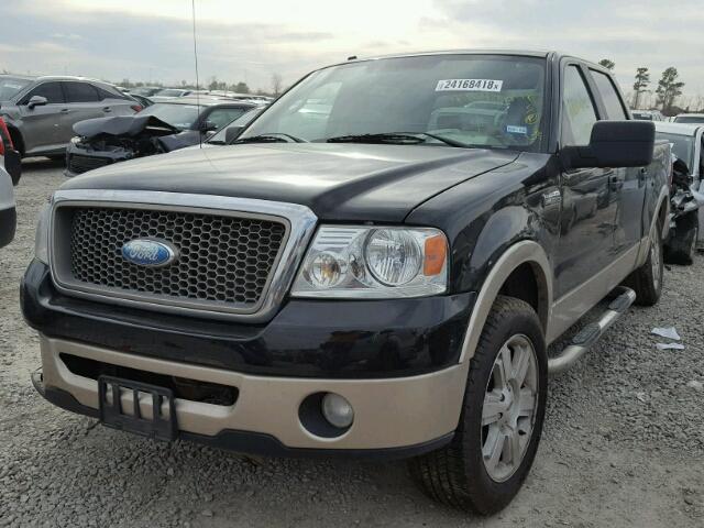 1FTPW12V27KD21239 - 2007 FORD F150 SUPER BLACK photo 2