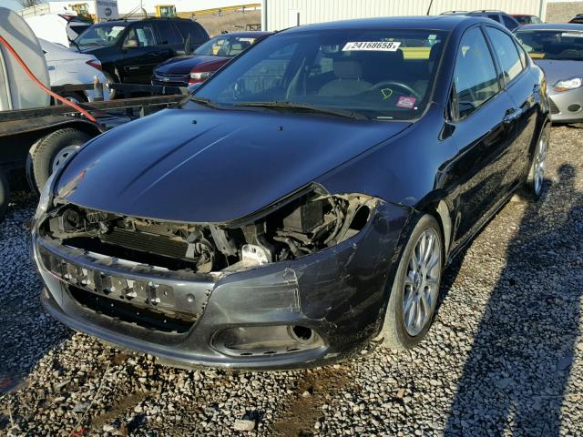 1C3CDFCA6DD176790 - 2013 DODGE DART LIMIT BLACK photo 2