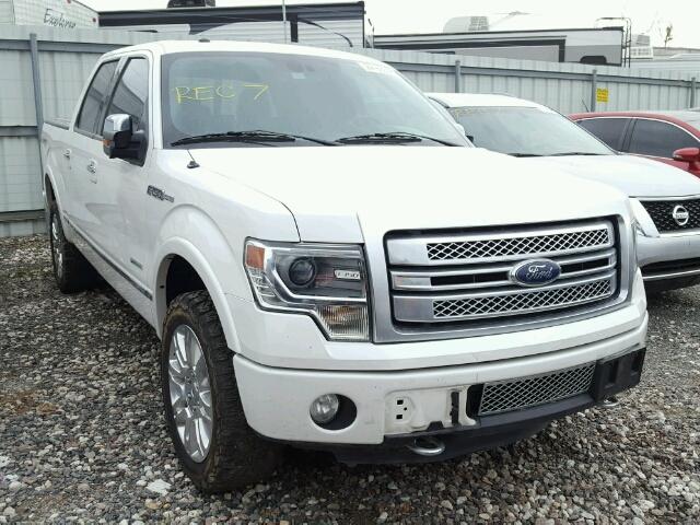 1FTFW1ET0DFB08994 - 2013 FORD F150 SUPER WHITE photo 1