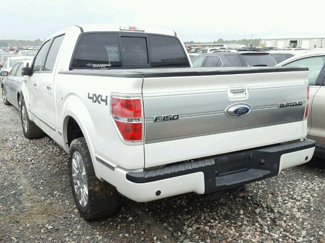 1FTFW1ET0DFB08994 - 2013 FORD F150 SUPER WHITE photo 3