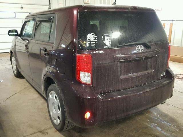 JTLZE4FE1B1139123 - 2011 TOYOTA SCION XB PURPLE photo 3