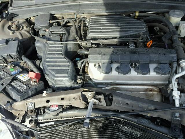 2HGES25724H623415 - 2004 HONDA CIVIC EX SILVER photo 7