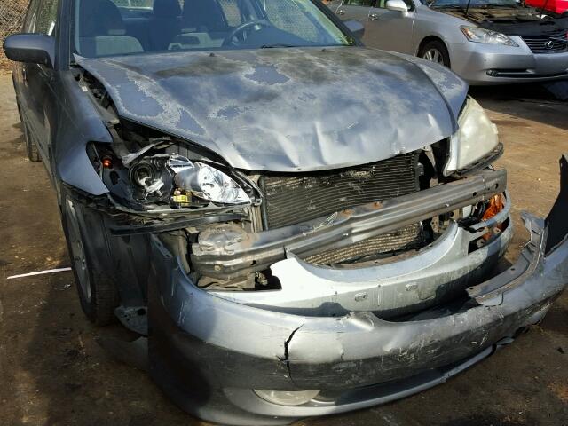 2HGES25724H623415 - 2004 HONDA CIVIC EX SILVER photo 9