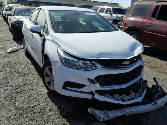 1G1BC5SM6H7161025 - 2017 CHEVROLET CRUZE LS WHITE photo 1