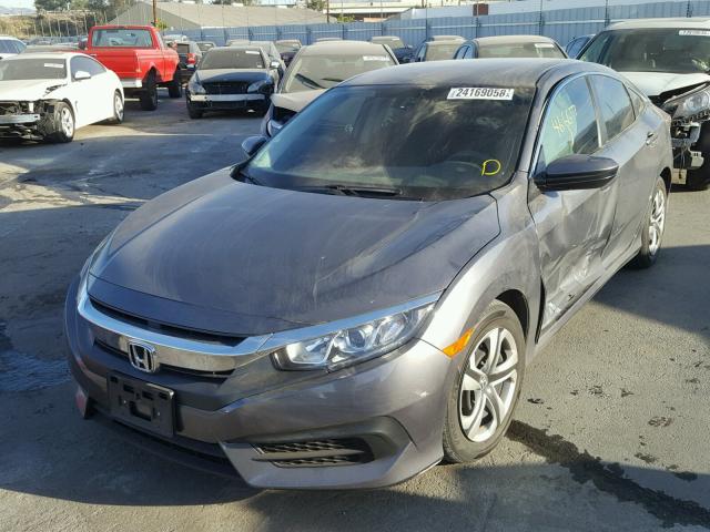 2HGFC2F53GH500757 - 2016 HONDA CIVIC LX GRAY photo 2