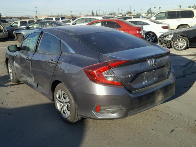 2HGFC2F53GH500757 - 2016 HONDA CIVIC LX GRAY photo 3