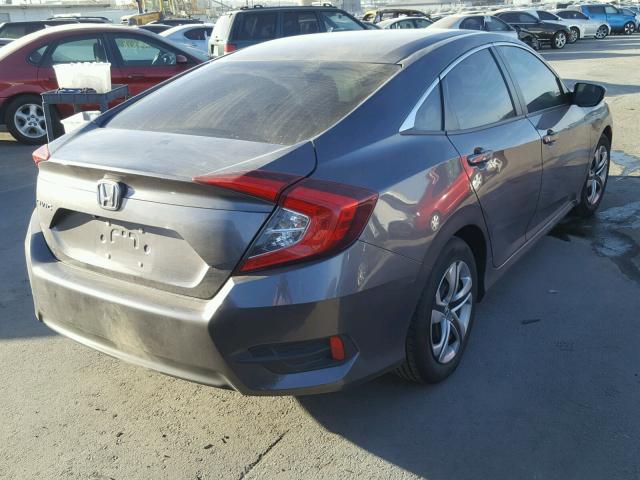 2HGFC2F53GH500757 - 2016 HONDA CIVIC LX GRAY photo 4