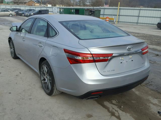 4T1BK1EB8EU130963 - 2014 TOYOTA AVALON BAS SILVER photo 3