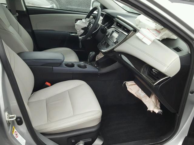 4T1BK1EB8EU130963 - 2014 TOYOTA AVALON BAS SILVER photo 5