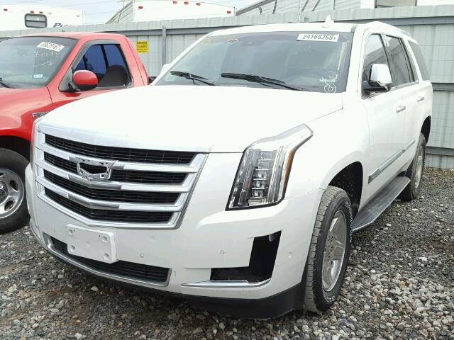 1GYS3BKJ1HR260118 - 2017 CADILLAC ESCALADE L WHITE photo 2