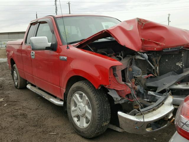 1FTRX12W74FA14846 - 2004 FORD F150 RED photo 1