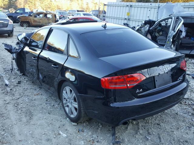 WAUBFAFL9BN040479 - 2011 AUDI A4 PREMIUM BLACK photo 3