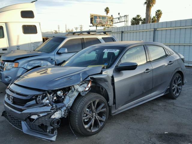 SHHFK7H48JU403004 - 2018 HONDA CIVIC SPOR GRAY photo 2