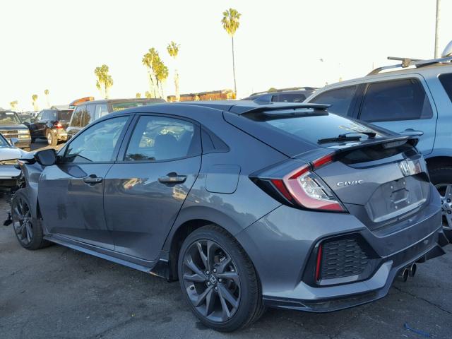 SHHFK7H48JU403004 - 2018 HONDA CIVIC SPOR GRAY photo 3
