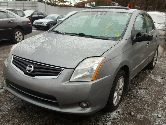 3N1AB6AP5BL646916 - 2011 NISSAN SENTRA 2.0 SILVER photo 2